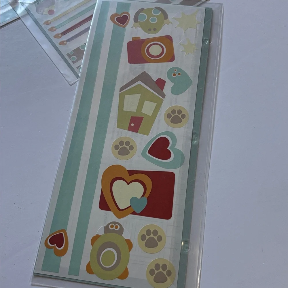 Creative memories Jumbo Great Lengths Cabana Stickers Birthday Travel Family